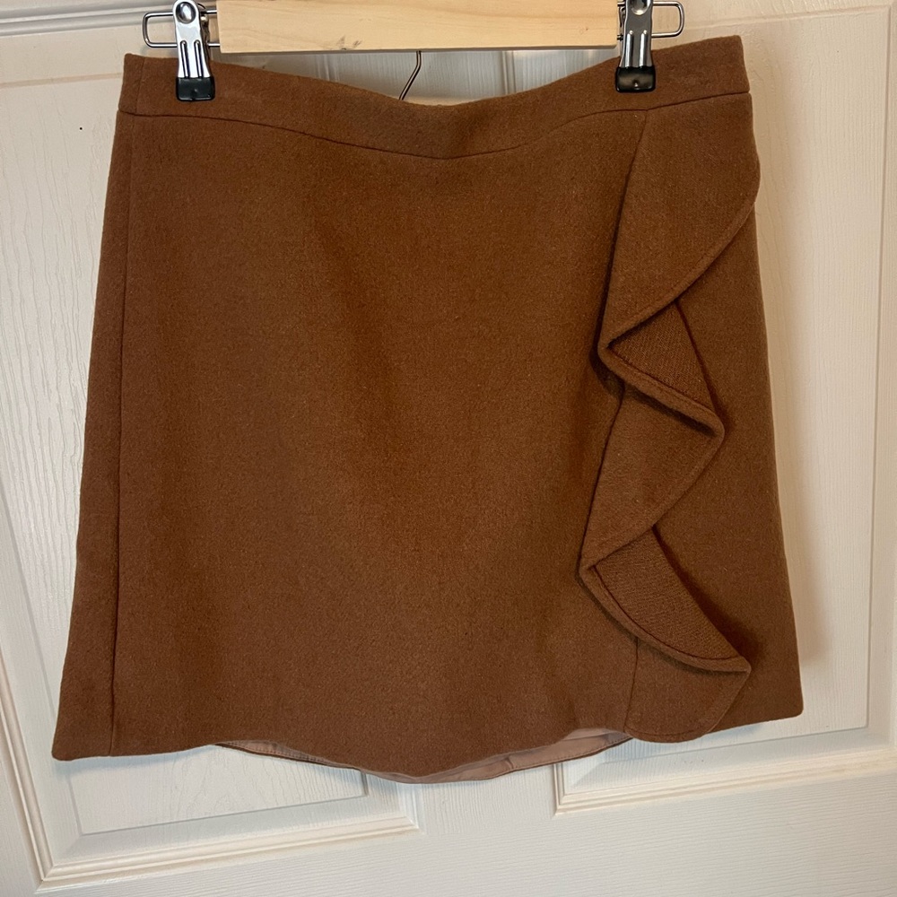 Size 10 J.Crew Caramel skirt